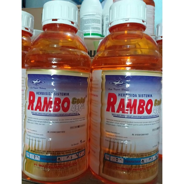 Jual Herbisida Rambo Gold 480SL 1 Liter Shopee Indonesia