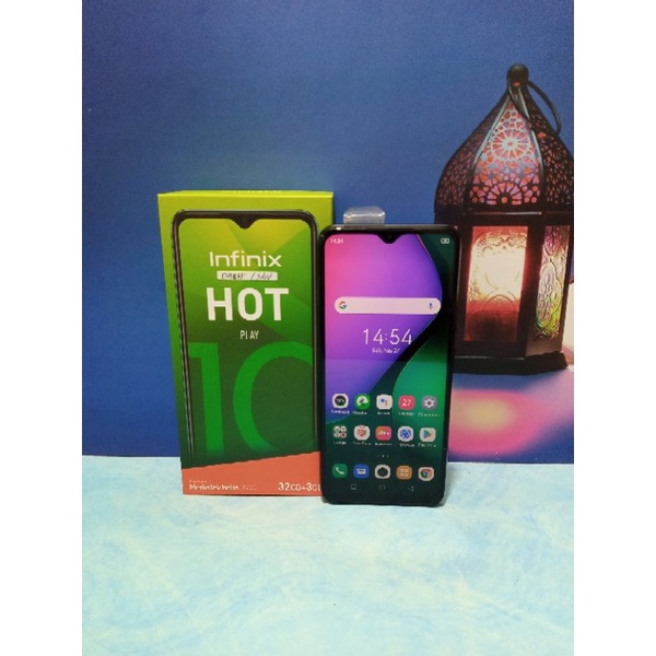 Jual Infinix Hot 10 Play 2 32 3 32 4 64Second Fullset Bekas Garansi