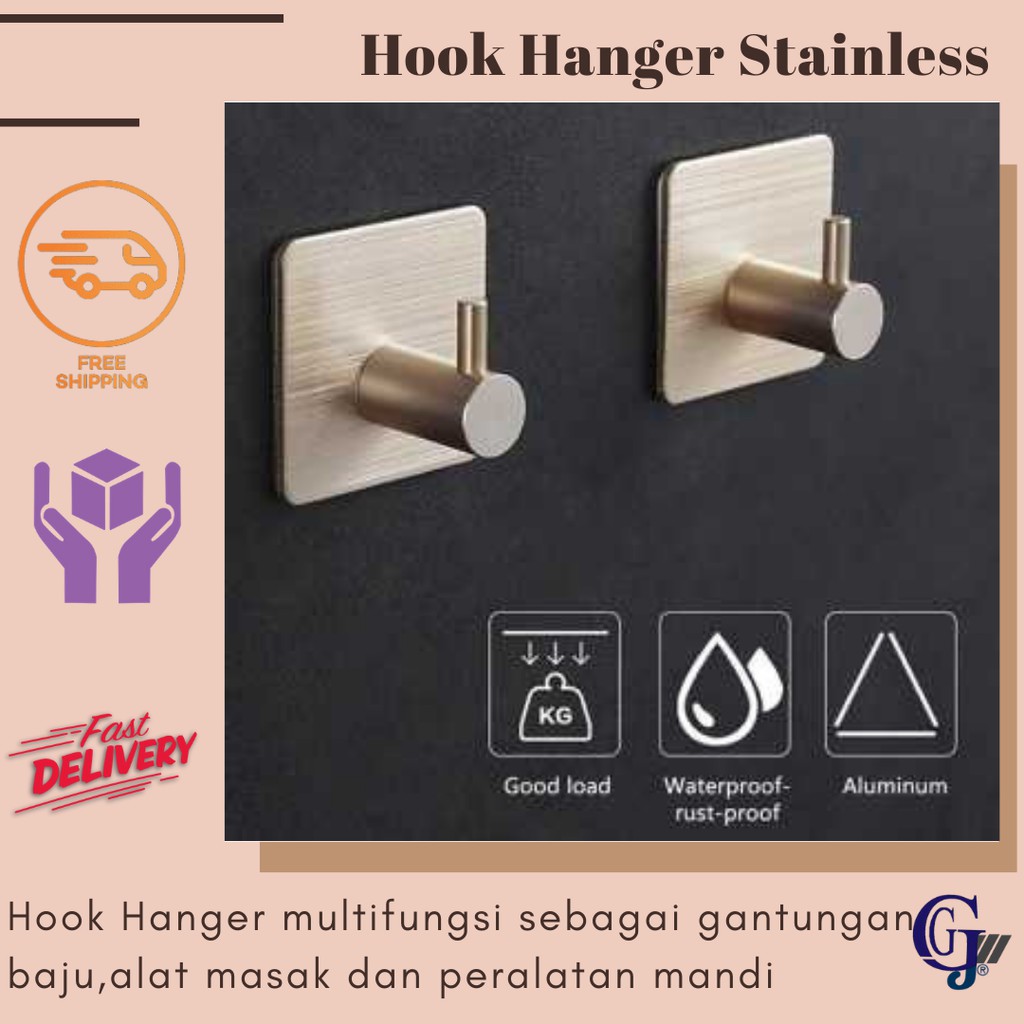 Jual Gantungan Dinding Tempel Kapstok Single Capstok Hook Hanger