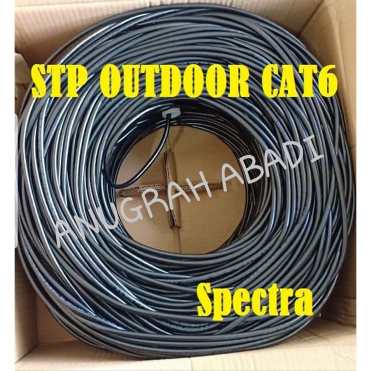 Jual Kabel Data Lan Ftp Stp Outdoor Cat Spectra Outdoor Hitam M