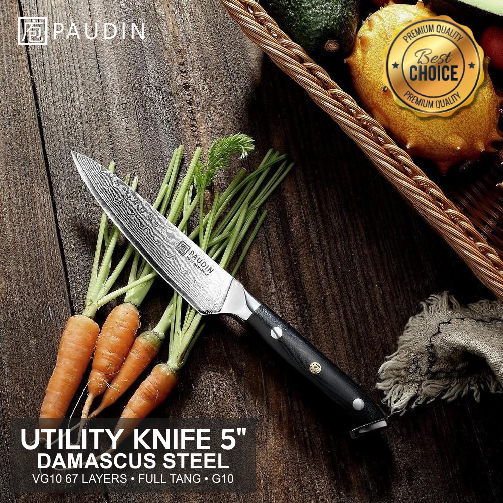 Jual Pisau Dapur Paudin C Premium Kitchen Utility Knife Inch