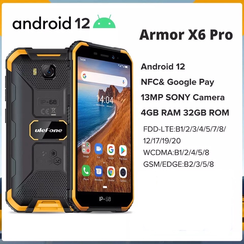 Jual Ulefone Armor X6 Pro RAM 4GB ROM 32GB Smartphone Tahan Air