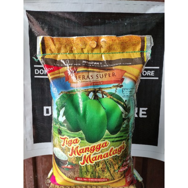 Jual Beras Premium Tiga Mangga Manalagi 25Kg Shopee Indonesia