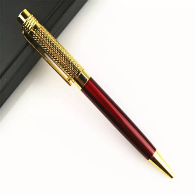 Jual Pen Parker Bolpoin Merah Gold Eksekutif Shopee Indonesia