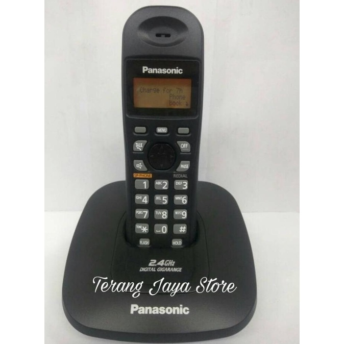 Jual Telepon Wireless Panasonic Kx Tg Wireless Phone Ghz Hitam