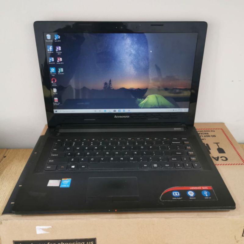 Jual Laptop Lenovo G40 Core I3 4030U Ram 4GB HDD 500Gb Windows 10 Layar