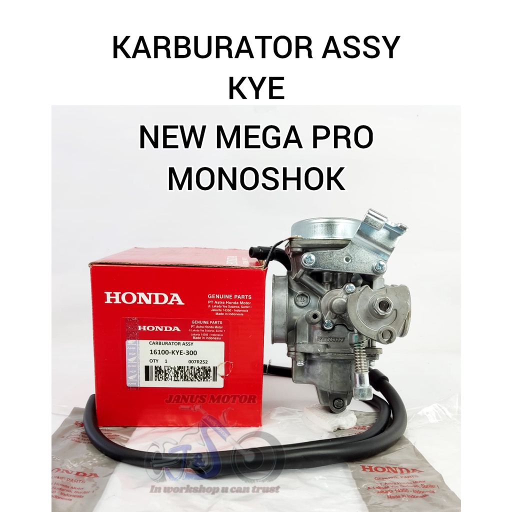 Jual KARBURATOR NEW MEGA PRO MONO MONOSOK KUALITAS ORIGINAL HONDA AHM