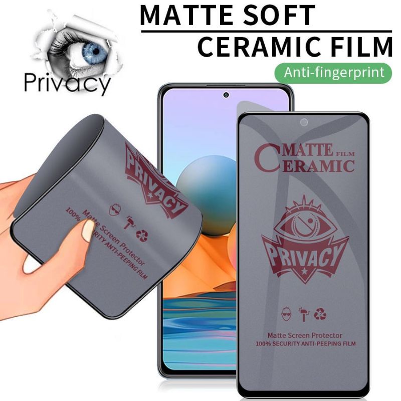 Jual PRIVASI Anti Gores Ceramic Spy Privacy Matte Anti Minyak Samsung