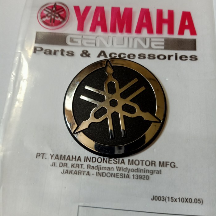 Jual Emblem Logo Yamaha 3D Garputala Chrome Yamaha 5cm New All Yamaha