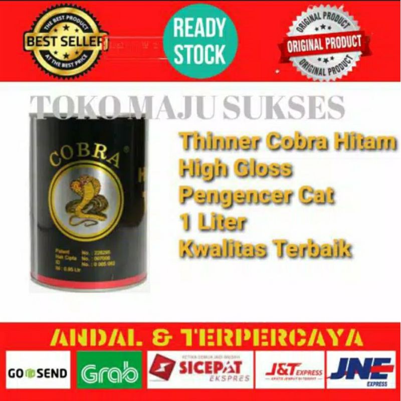 Jual Thinner Cobra Hitam Thiner Pengencer Cat Tiner Cobra Hitam