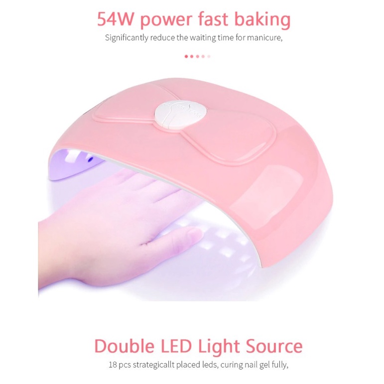 Jual Mesin Pengering Kutek Kuku Lampu UV LED Nail Dryer Timer Otomatis