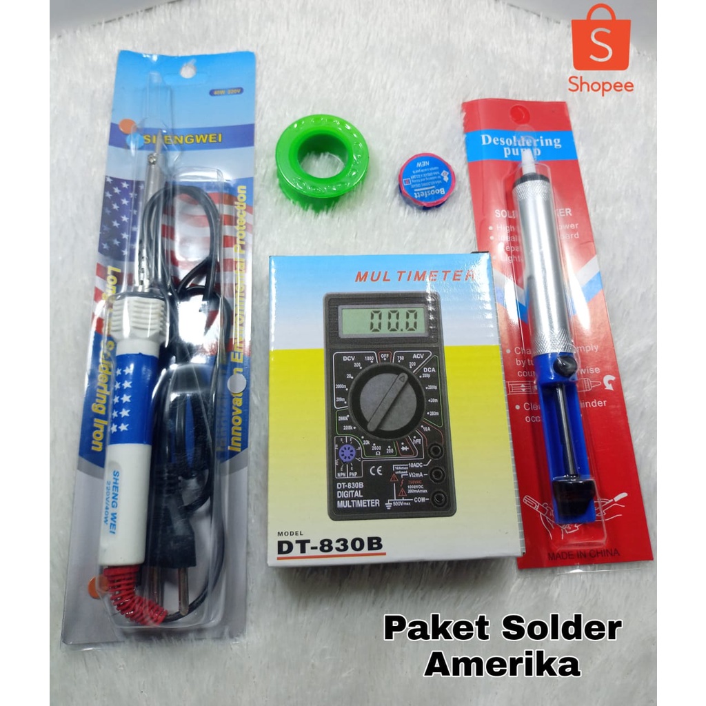 Jual Promo Solder Amerika Listrik Gagang 40W Soldering Iron Alat Patri