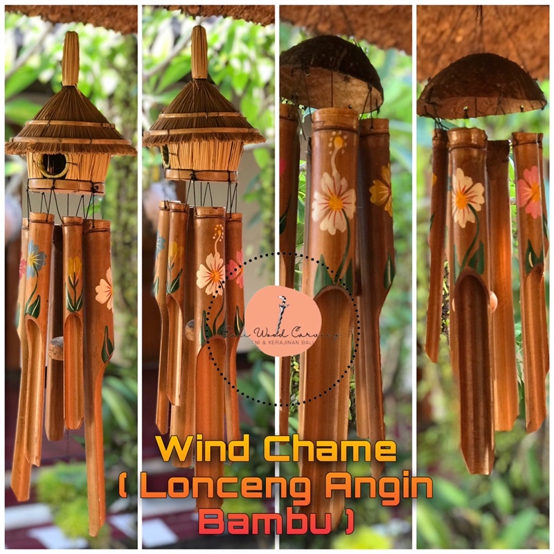 Jual Wind Chame Lonceng Bambu Angin 40cm Murah Shopee Indonesia