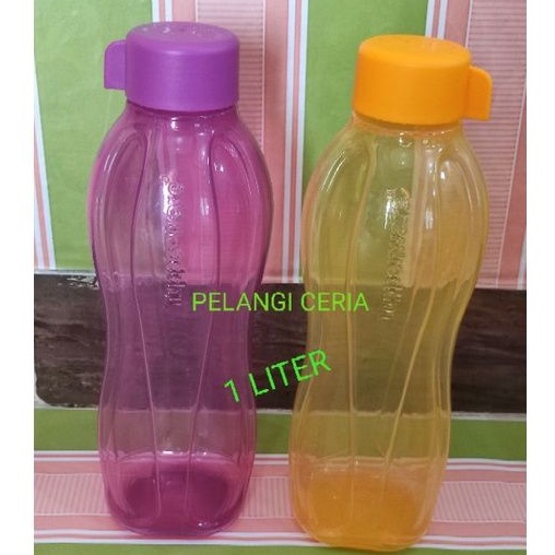 Jual Botol Minum Eco Tutup Ulir 1 Liter Tupperware Satuan 1 Pcs