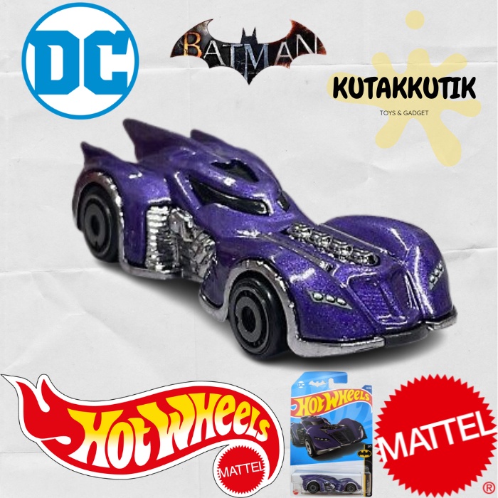 Jual Hot Wheels Batman Arkham Asylum Batmobile Ungu Lot M 2022 Batman Shopee Indonesia