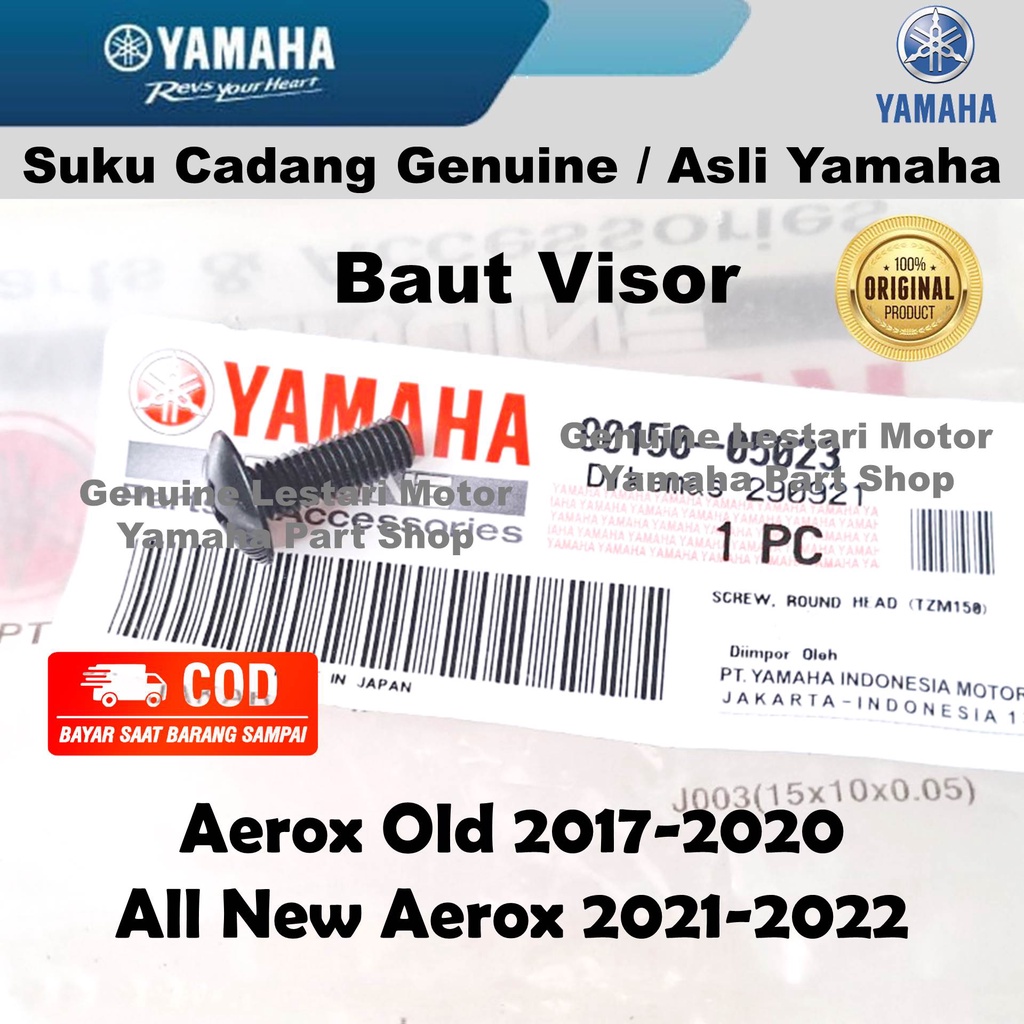 Jual Baut Visor Aerox Old All New Aerox Asli Yamaha Surabaya Shopee