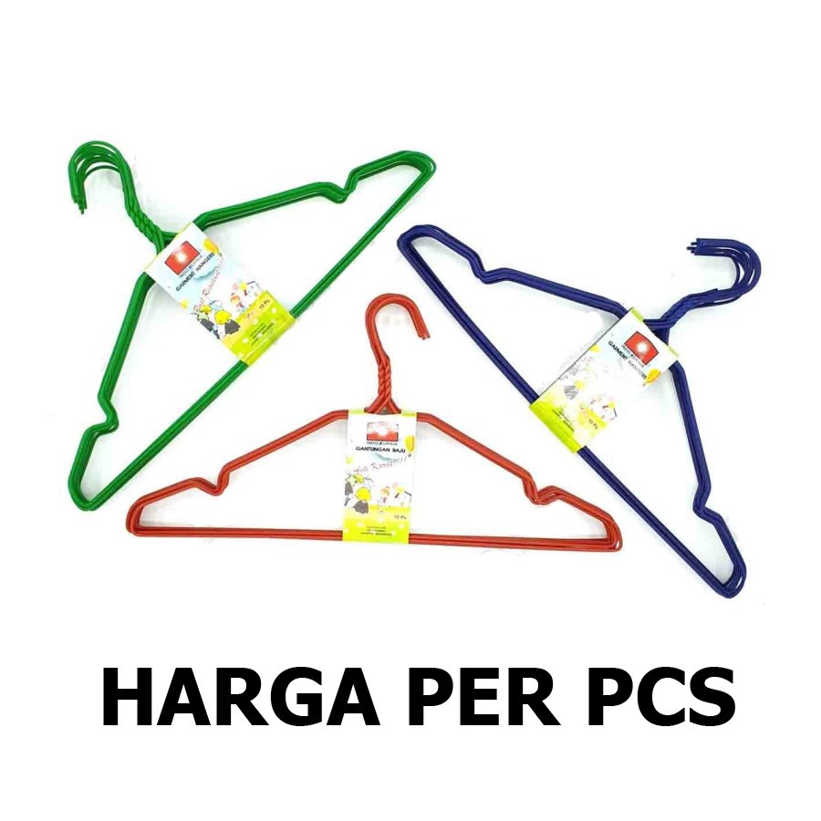 Jual Gantungan Baju Hanger Kawat Lapis Anti Karat Shopee Indonesia