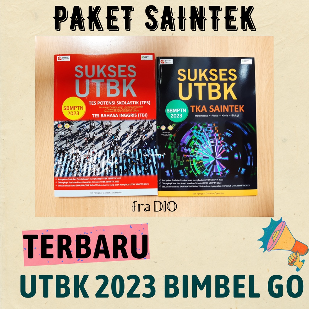 Jual Termurah Buku Utbk Ganesha Operation Tps Saintek