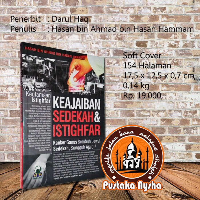 Jual Keajaiban Sedekah Dan Istighfar Darul Haq Pustaka Aysha