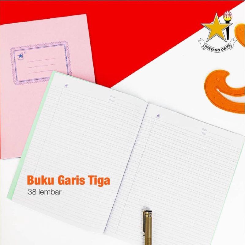 Jual Buku Garis Tiga Bintang Obor Shopee Indonesia