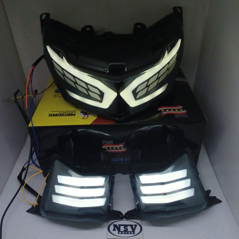 Jual Paket Lampu Stop Nmax Lexus Putih Plus Sen Depan Model Jpa Sen