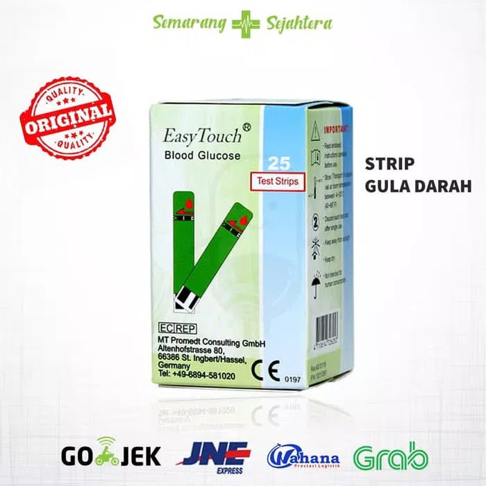 Jual Strip Glucose Easy Touch Refill Strip Tes Alat Cek Gula Darah