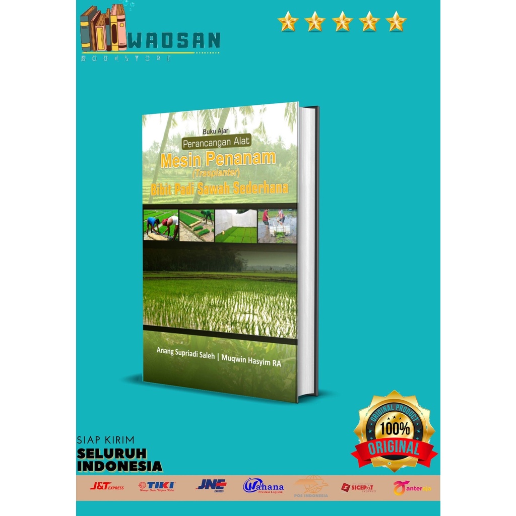 Jual Buku Ajar Perancangan Alat Mesin Penanam Trasplanter Bibit Padi