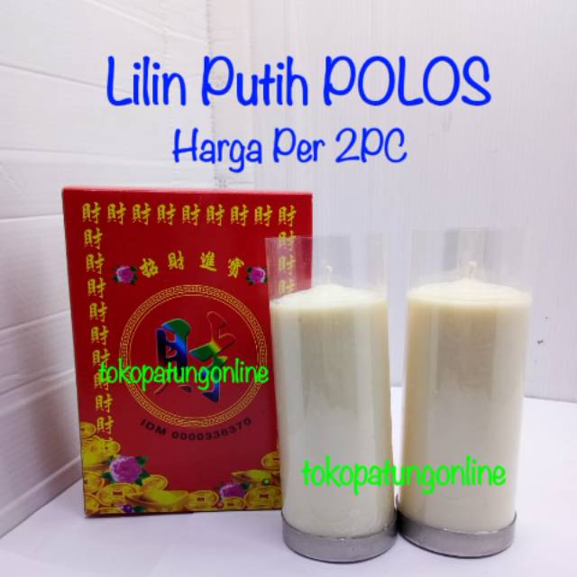 Jual Lilin Putih Polos Lilin Kati Lilin Gereja Lilin Jumbo