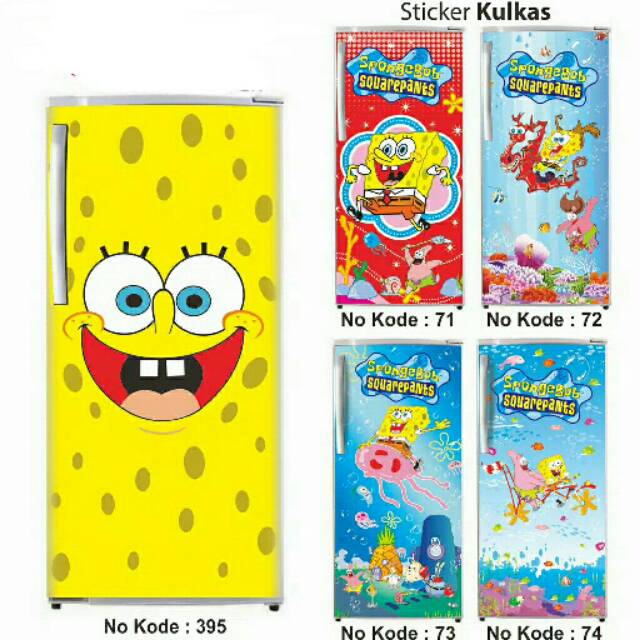 Jual Stiker Kulkas 1 Pintu Spongebob Shopee Indonesia