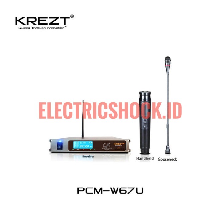 Jual MIC WIRELESS PODIUM KREZT PCM W67U PCM W67U ORIGINAL Shopee