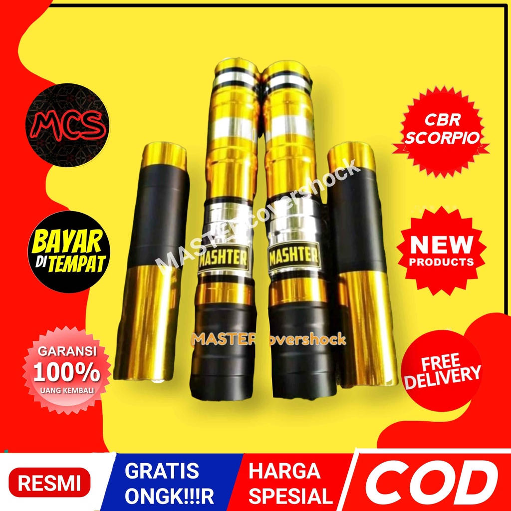 Jual MASTER Cover Shock Depan Cbr Scorpio Penutup Tutup Shock Shok Sok