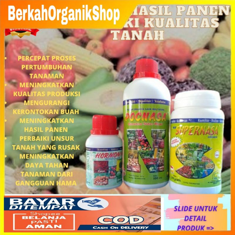 Jual PROMO PAKET PERTANIAN LENGKAP NASA Paket Pupuk Organik Penyubur