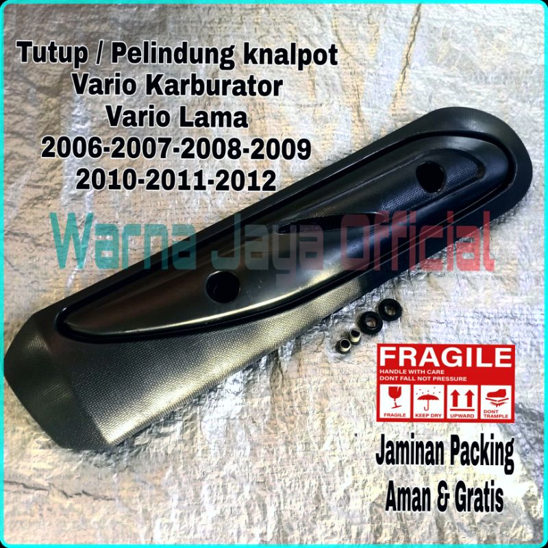 Jual Cover Tutup Tameng Pelindung Bingkai Knalpot Motor Vario