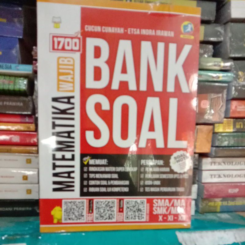 Jual Buku 1700 BANK SOAL MATEMATIKA WAJIB SMA Shopee Indonesia