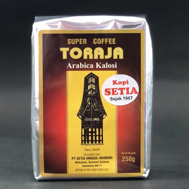 Jual KOPI SETIA ARABICA KALOSI SUPER 250gr Shopee Indonesia