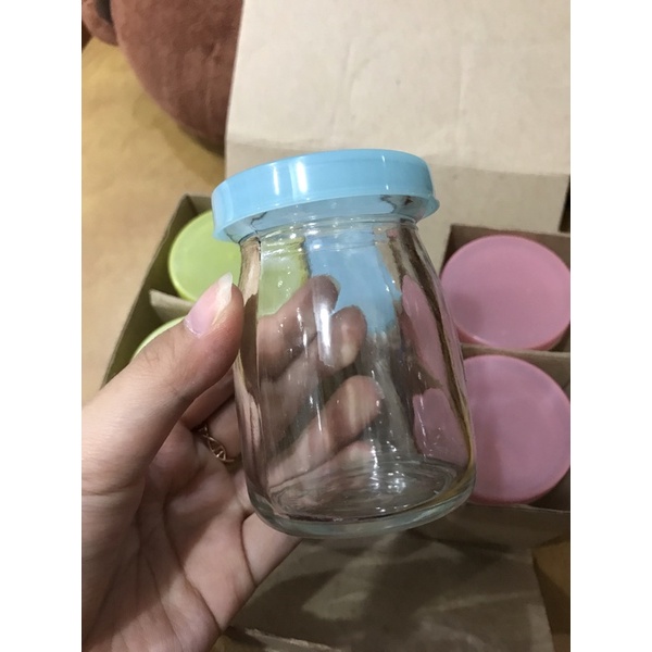 Jual Gelas Pudding Glass Puding With Lid Botol Yogurt Jar Agar