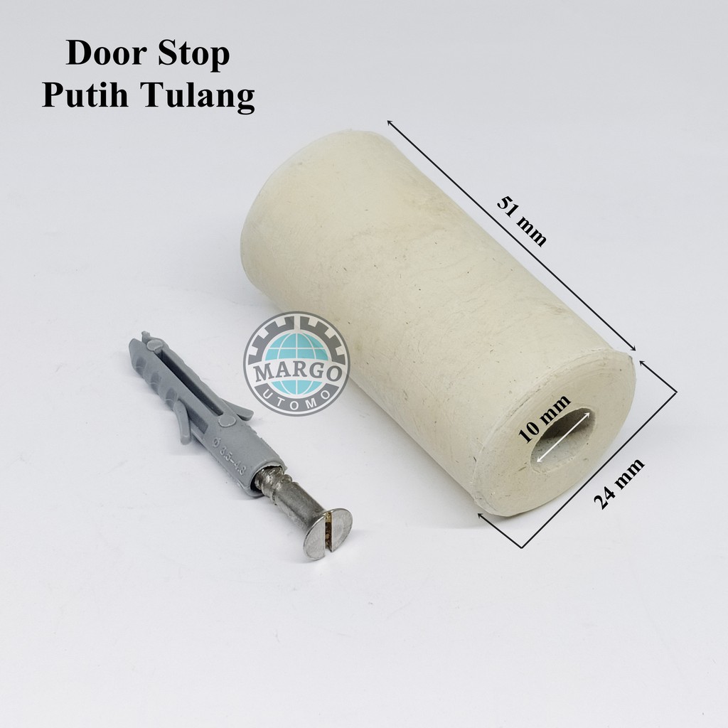 Jual Karet Penahan Pintu Door Stopper Door Stop Putih Panjang