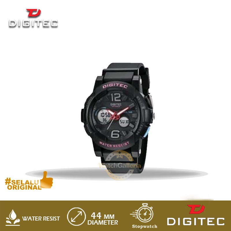 Jual Jam Tangan Wanita Digitec BDA 4073T BKRD 4W Original Murah