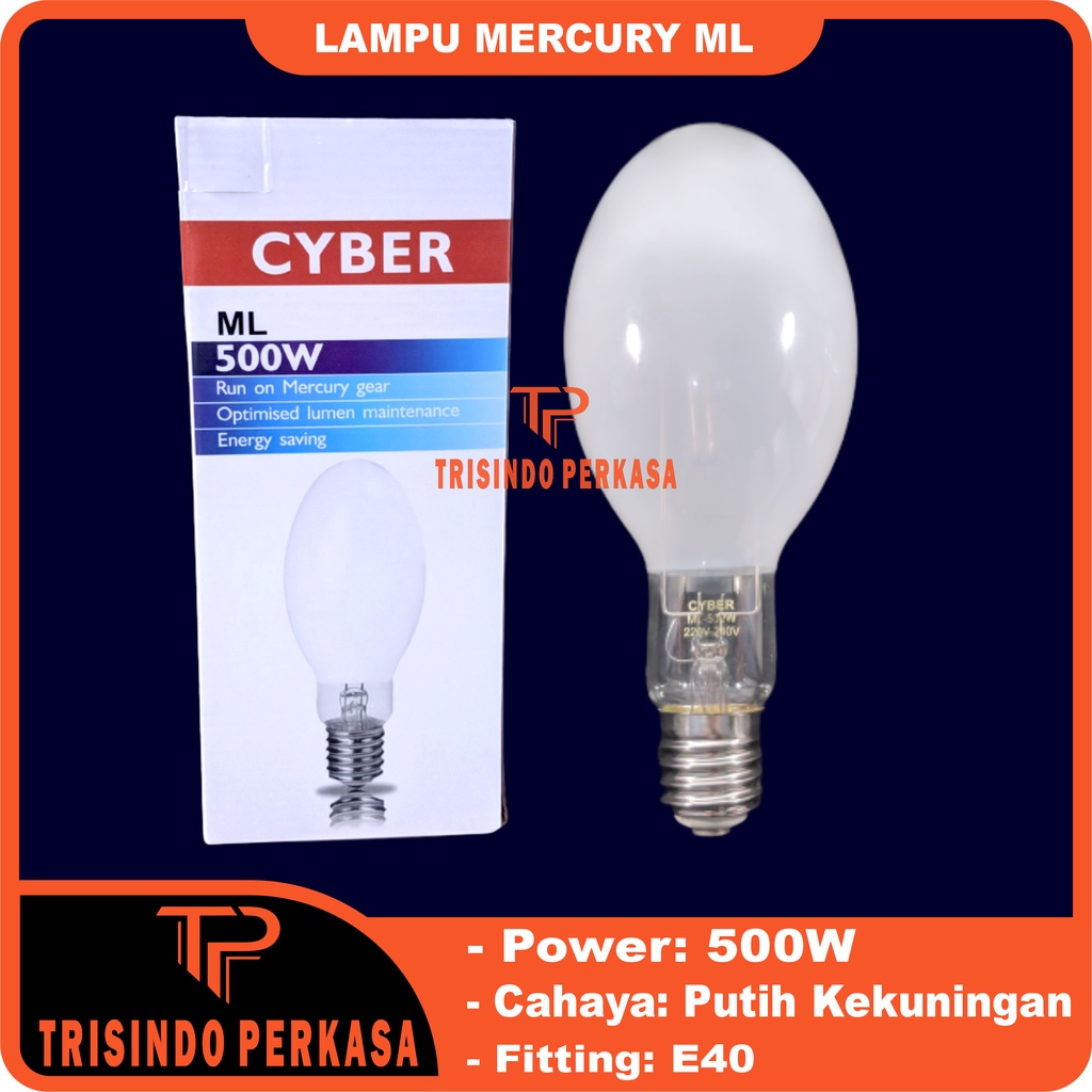 Jual Lampu Mercury Ml W Watt E Bola Lampu Jalan Shopee Indonesia