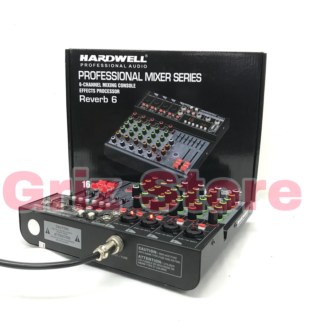 Jual Mixer Audio Hardwell Reverb Reverb Original Usb Bluetooth