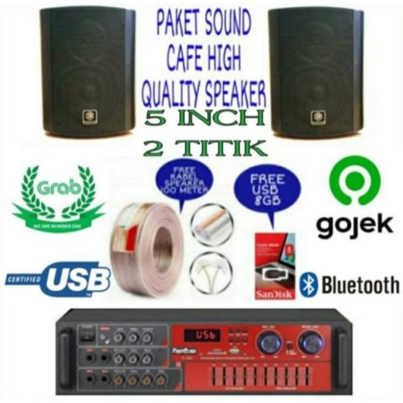 Jual PAKET SOUND KARAOKE CAFFE Dan Restoran Ampli Digital Speaker