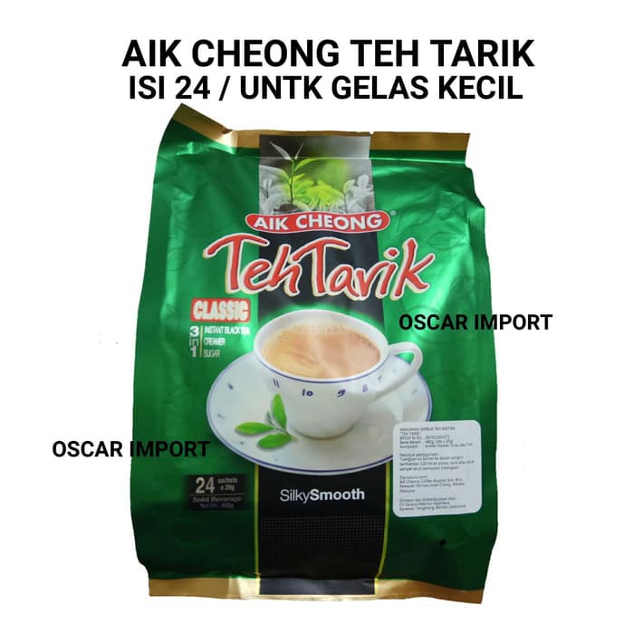 Jual Aik Cheong Isi Sachet X G Gelas Kecil Teh Tarik Milk Tea