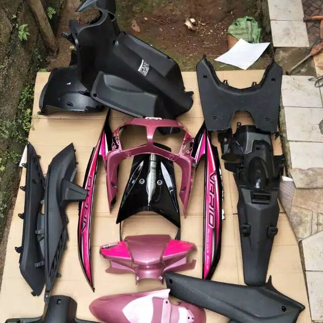 Jual Cover Full Set Body Halus Kasar Honda Vario Karbu Plus