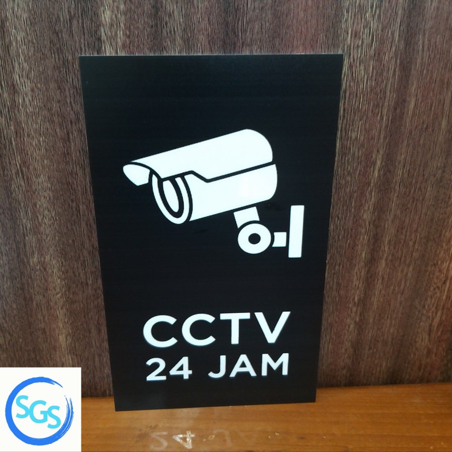 Jual Sign Cctv Jam Acrylic I Signboard Akrilik Uv Print Shopee