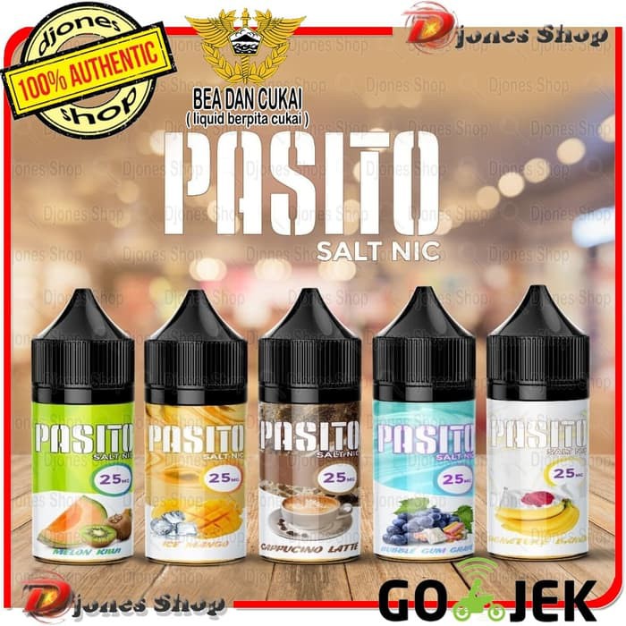 Jual LIQUID SALT NIC PASITO 25MG 30ML AUTHENTIC LEGAL PITA CUKAI