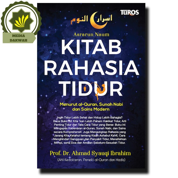 Jual Buku Kitab Rahasia Tidur Menurut Al Quran Sunah Nabi Dan Sains