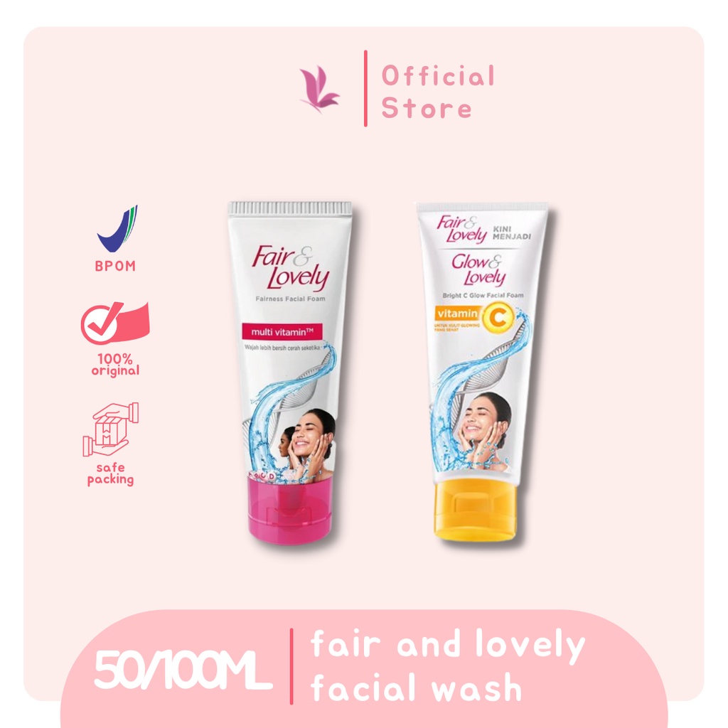 Jual Fair And Lovely Facial Foam Sabun Muka Fair Lovely Shopee