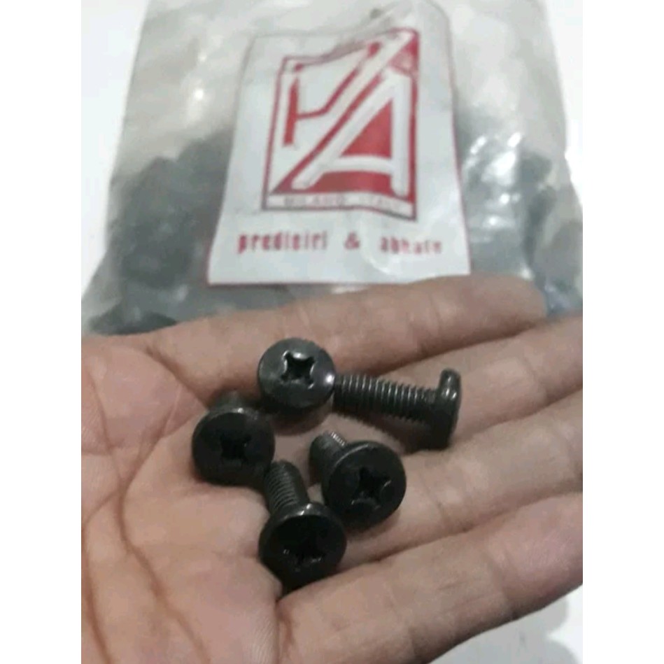 Jual Baut Baud PA Nos Hitam Bagus Untuk Tutup Kipas Magnet Vespa Px Pxe