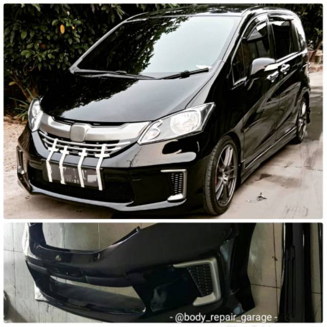 Jual Bodykit Full Bumper Depan Honda Freed Hybrid Plastik Abs Shopee