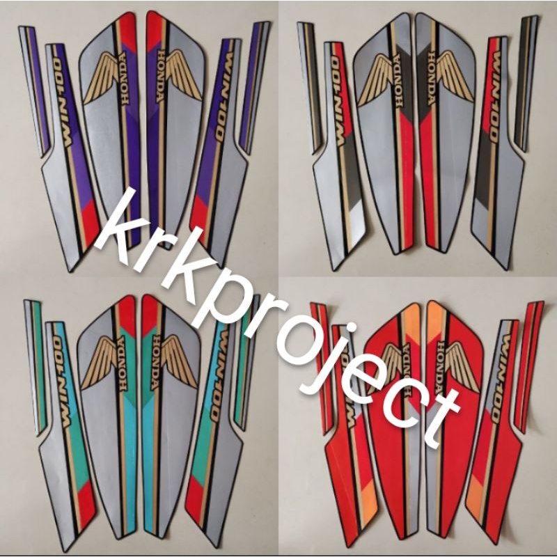 Jual Striping Stiker Sticker Lis Honda Win100 Win 100 Shopee Indonesia